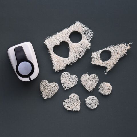 Loofah shapes with punches