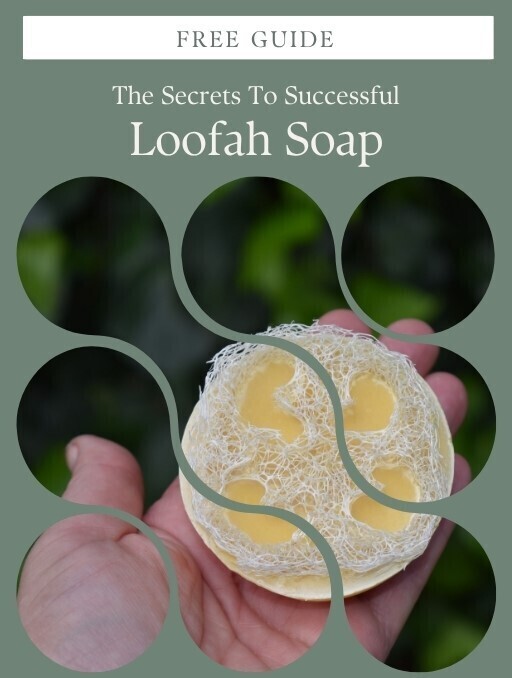 Book cover of a hand holding a loofah soap